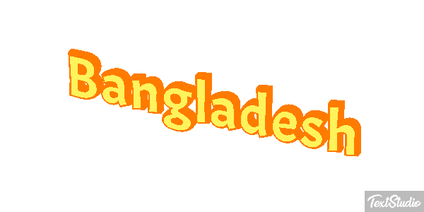 Bangladesh Text effect