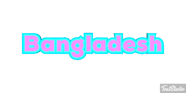 Bangladesh Text effect