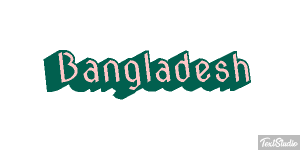 Bangladesh Text effect