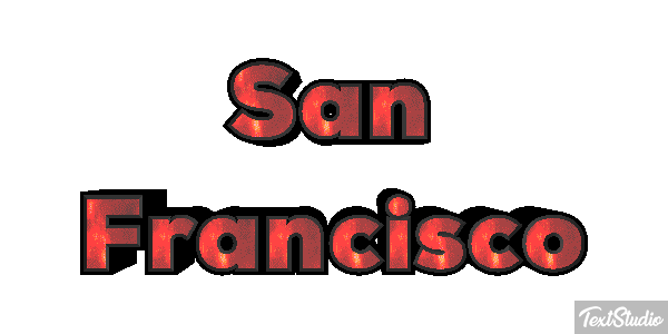 San Francisco Texteffekt