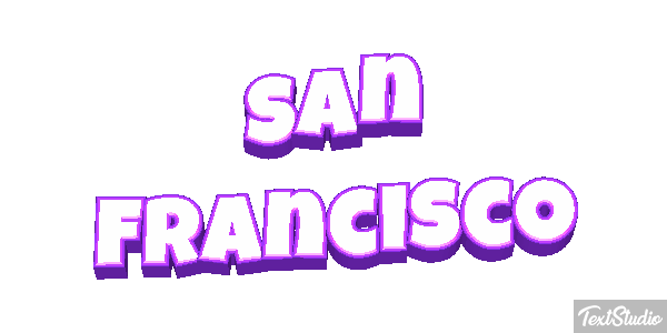 San Francisco Texteffekt