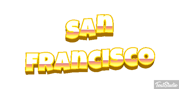 San Francisco Texteffekt