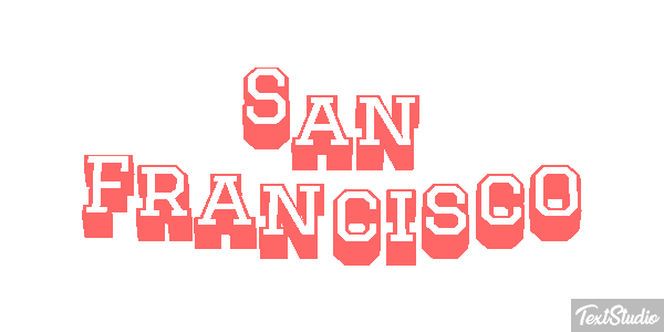 San Francisco Texteffekt
