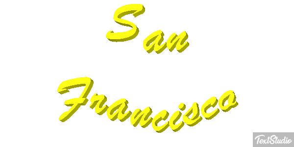 San Francisco Texteffekt