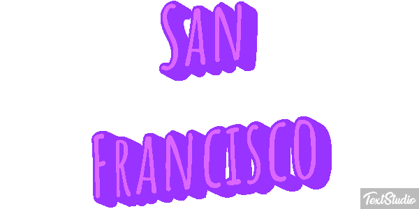 San Francisco Texteffekt