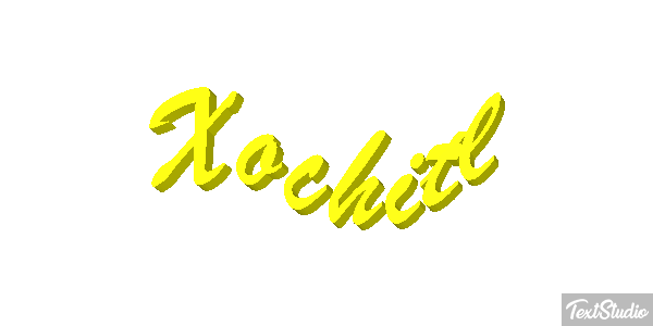 Xóchitl Efecto de texto