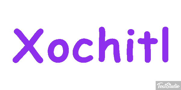 Xóchitl Efecto de texto