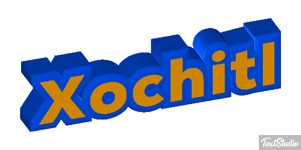 Xóchitl Efecto de texto