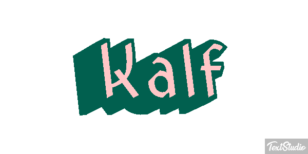 Kalf Tekst effect