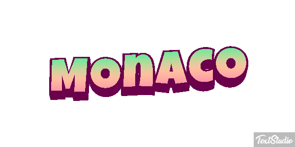 Monaco Tekst effect