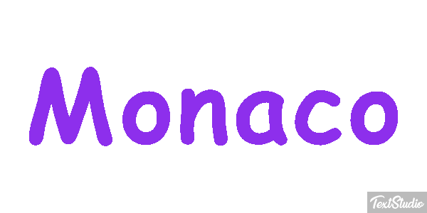 Monaco Tekst effect