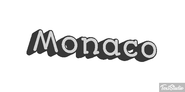Monaco Tekst effect