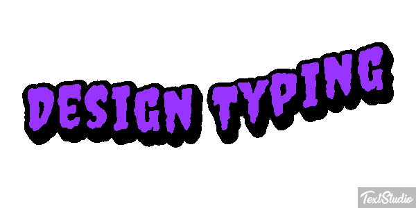 Design Typing Text effect