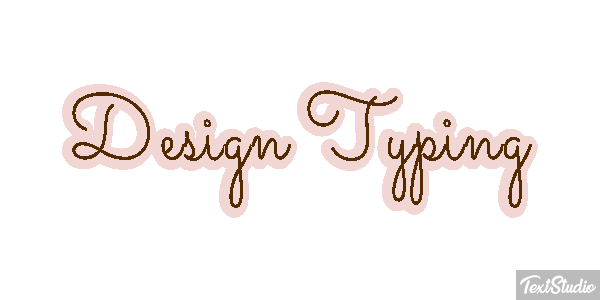 Design Typing Text effect
