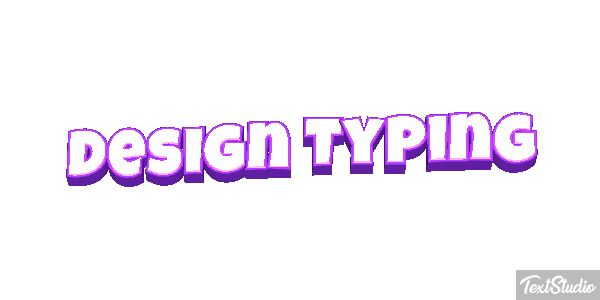 Design Typing Text effect