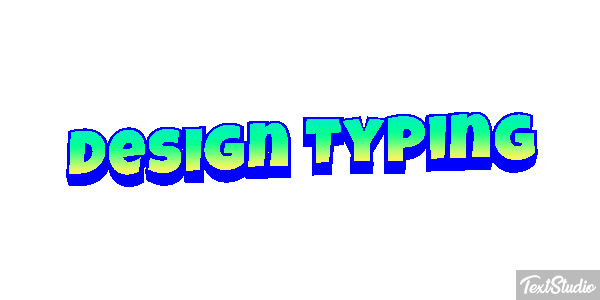 Design Typing Text effect