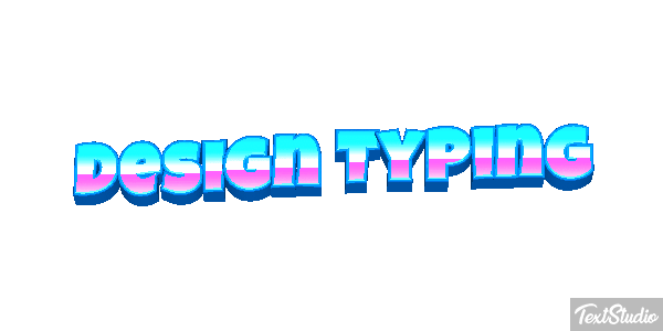 Design Typing Text effect
