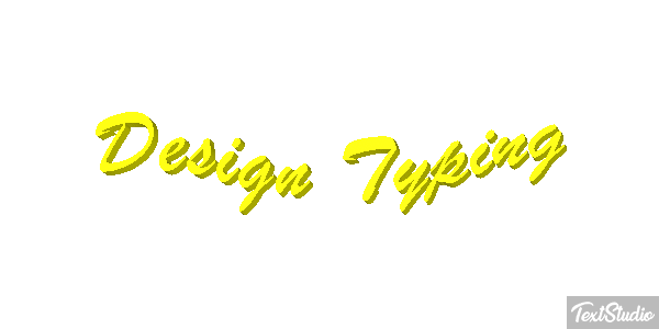 Design Typing Text effect
