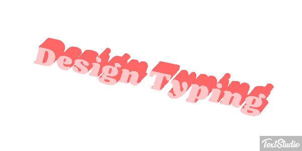 Design Typing Text effect