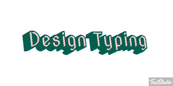 Design Typing Text effect