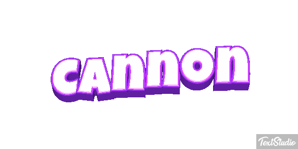 Cannon Текстовый эффект