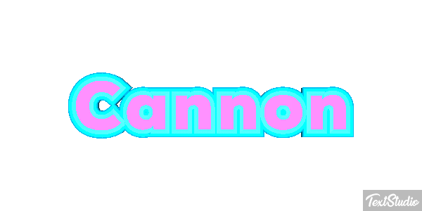 Cannon Текстовый эффект