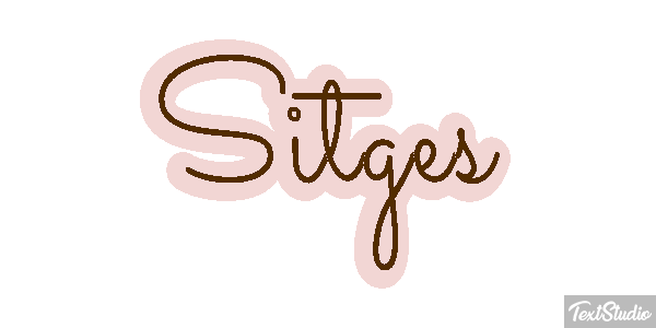 Sitges Effet de texte