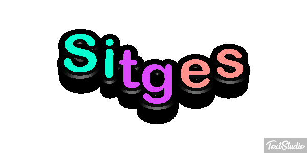 Sitges Effet de texte