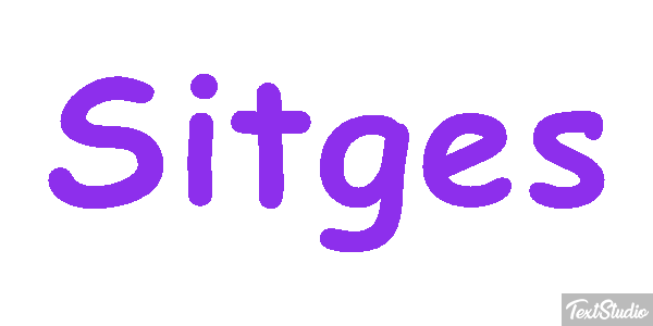 Sitges Effet de texte