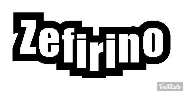 Zefirino Effetto testo