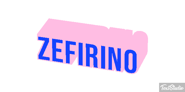 Zefirino Effetto testo