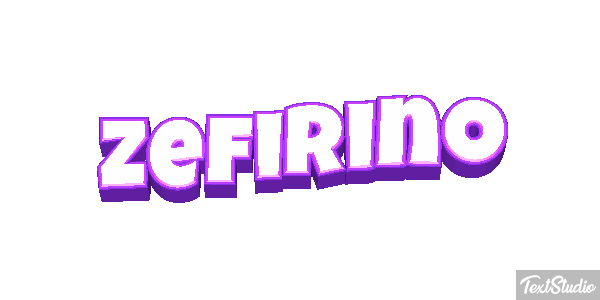 Zefirino Effetto testo