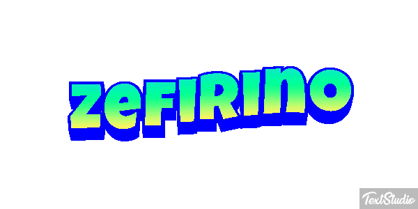Zefirino Effetto testo