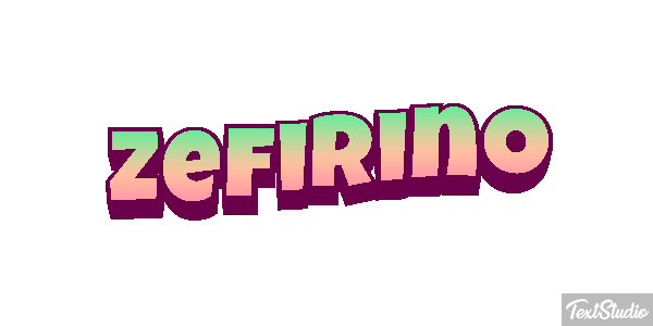 Zefirino Effetto testo