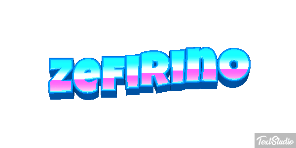 Zefirino Effetto testo