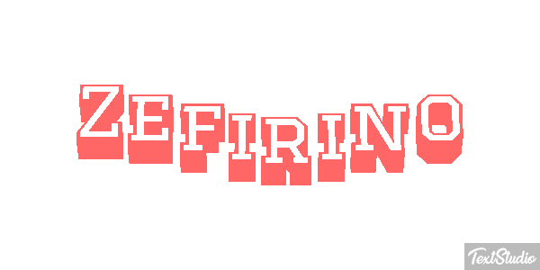 Zefirino Effetto testo