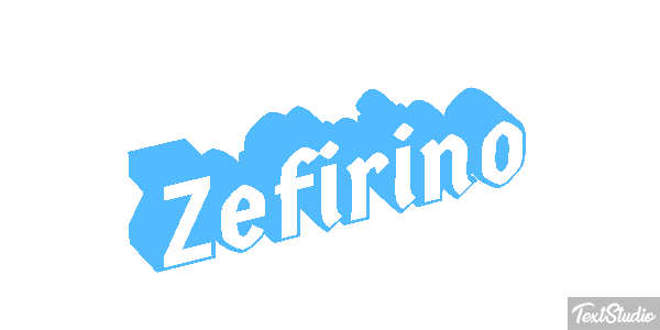 Zefirino Effetto testo
