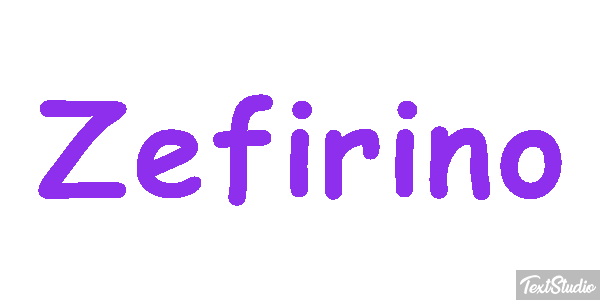 Zefirino Effetto testo