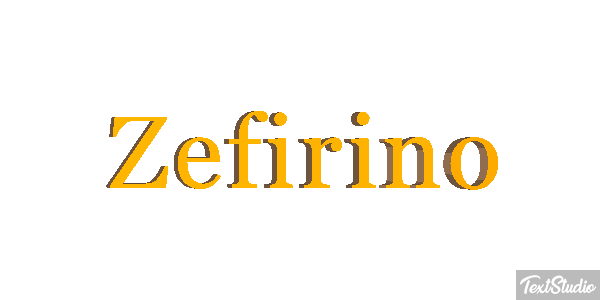 Zefirino Effetto testo