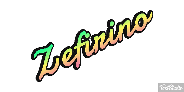 Zefirino Effetto testo