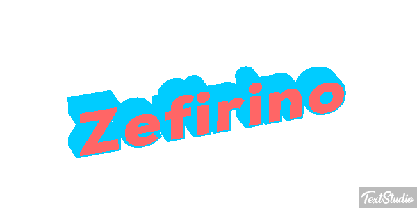 Zefirino Effetto testo
