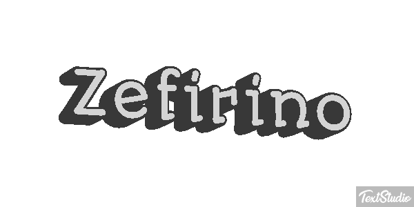 Zefirino Effetto testo