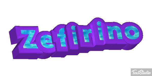 Zefirino Effetto testo