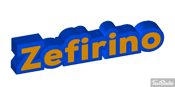 Zefirino Effetto testo