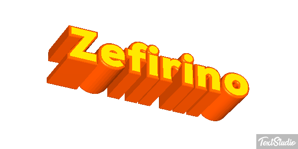 Zefirino Effetto testo