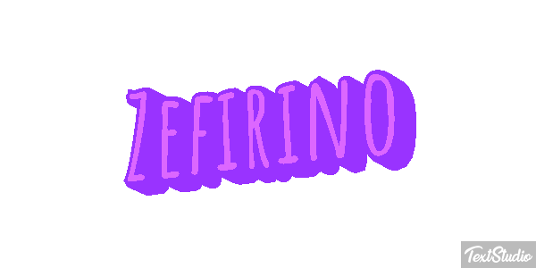 Zefirino Effetto testo