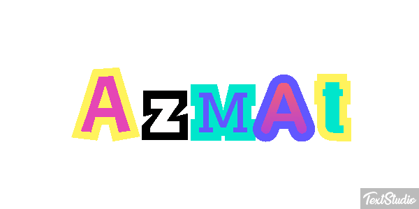 Azmat Effet de texte