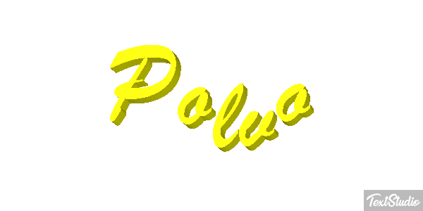 Polvo Tekst effect