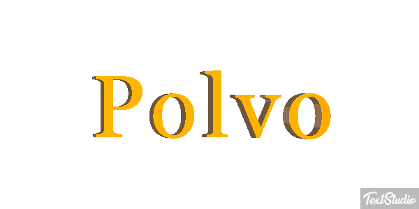 Polvo Tekst effect