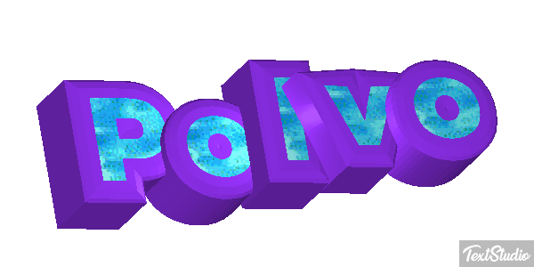 Polvo Tekst effect
